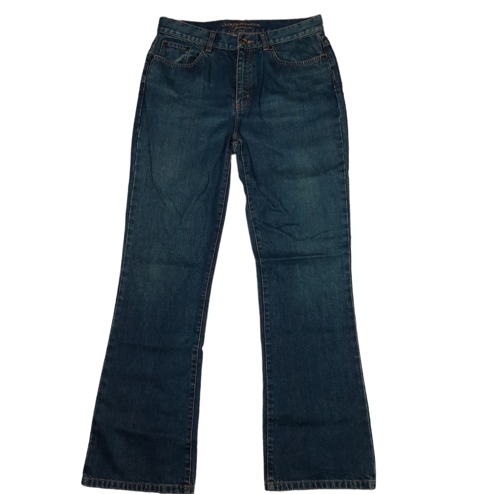 LRL Lauren Jeans Co Premium Jeans High Rise Straight Leg SZ 8